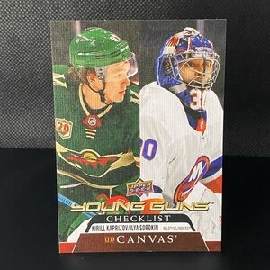 C240 Kirill Kaprizov llya Sorokin 2020-21 Upper Deck Series 2 Hockey NHL Canvas